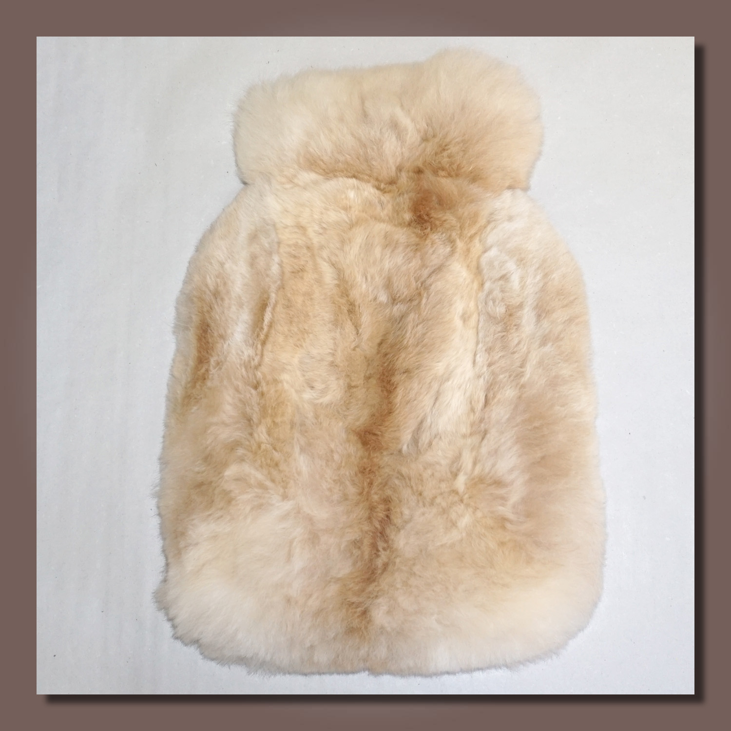 Alpakafell-Wärmflaschenbezug/alpaca fur hot water bottle cover PREMIUM